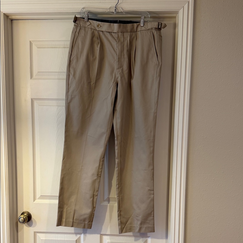 Todd Snyder Men's Khaki Dress Pants Sz 34/32.  NWOT. Box31. SEE PICTURES